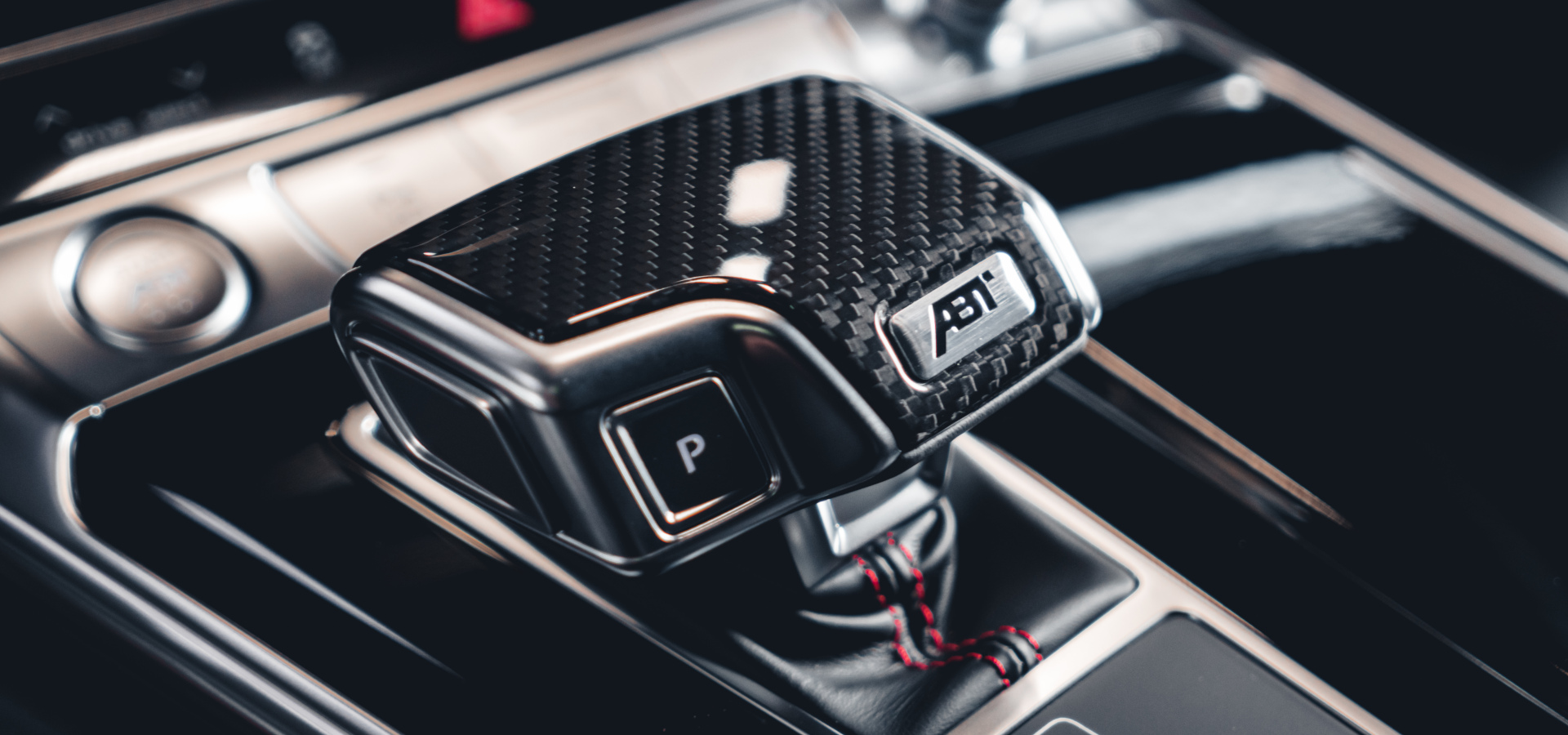 Nahaufnahme Schaltknaufkappe 