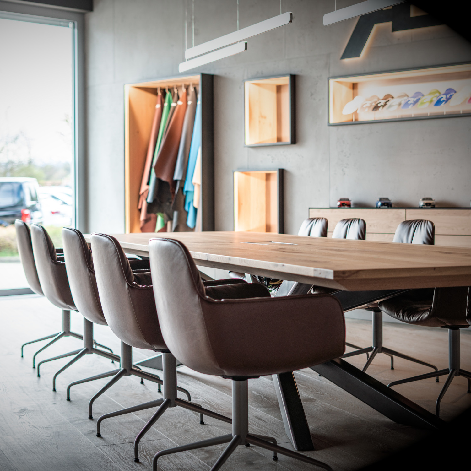 Blick auf den Meeting Tisch