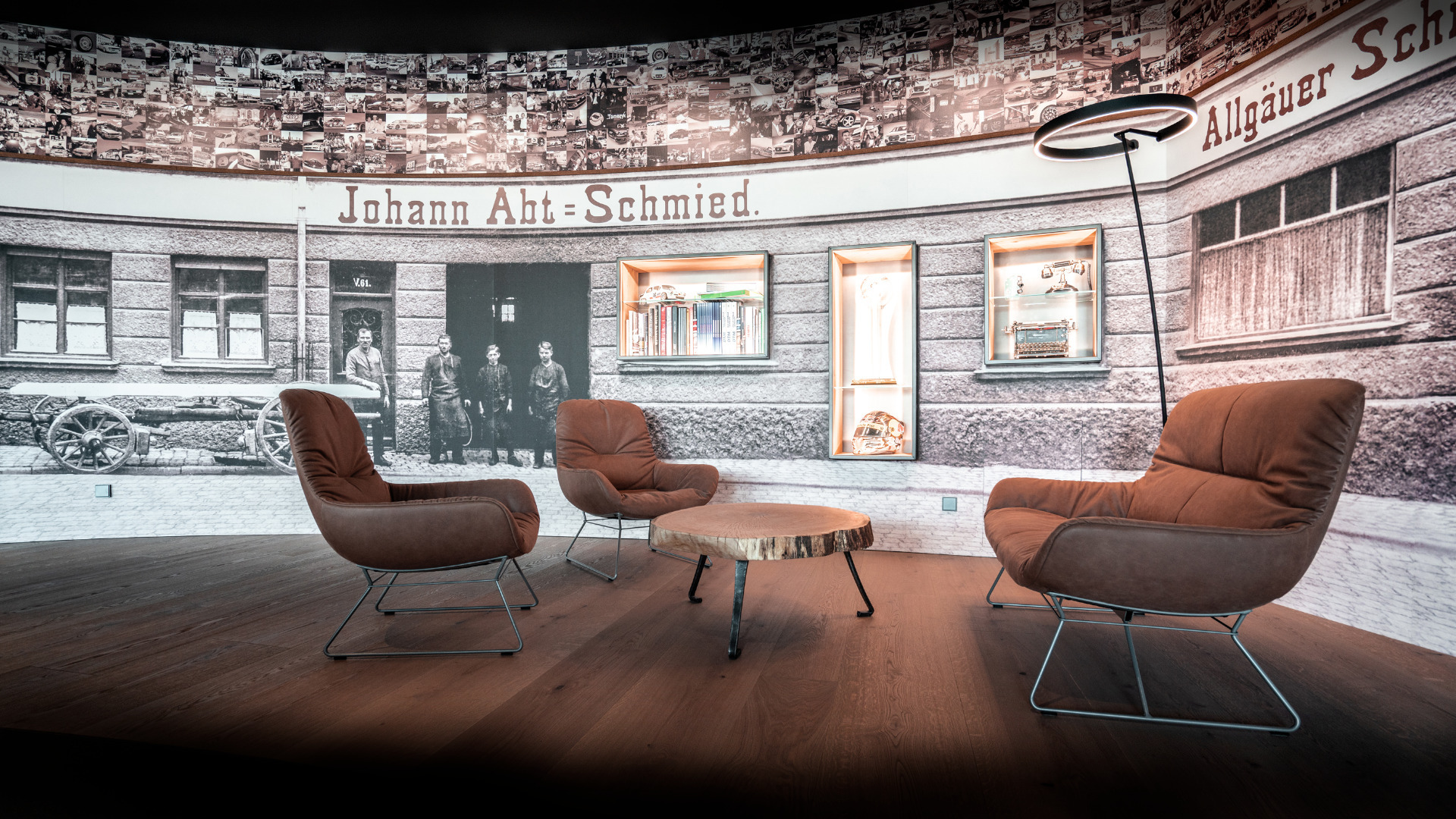 Blick auf Sitzecke in der Edelschmiede