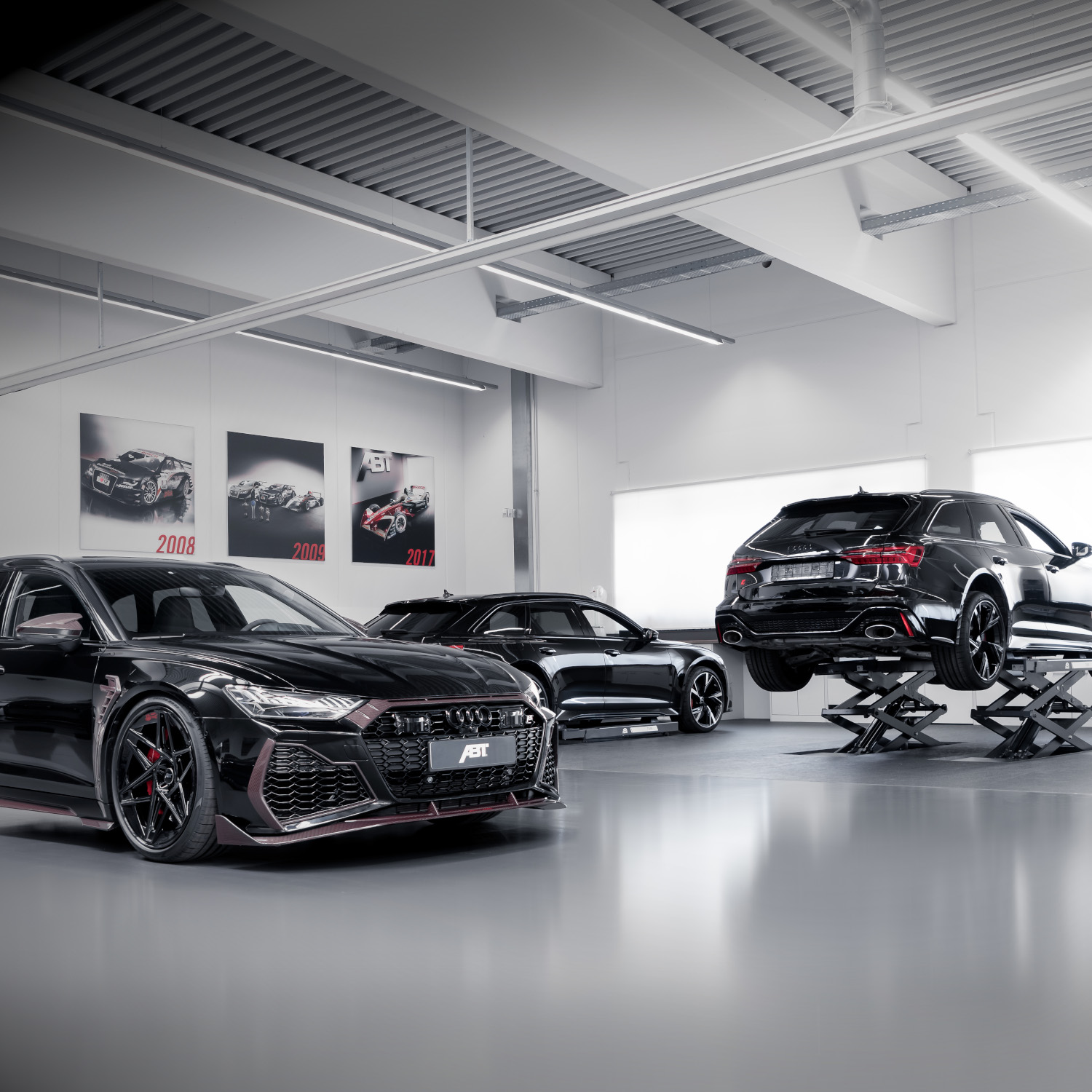 RS6 Johann ABT Edition in der Motorsport Werkstatt