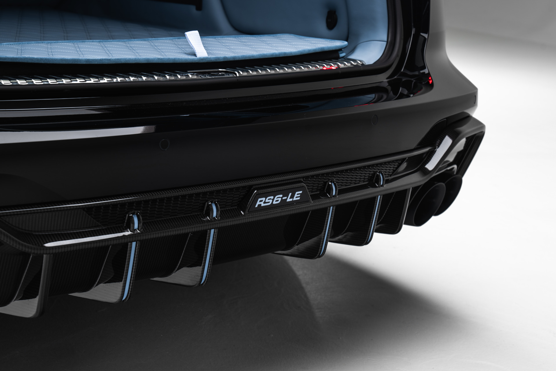 Nahaufnahme Heckschürze RS6-LE