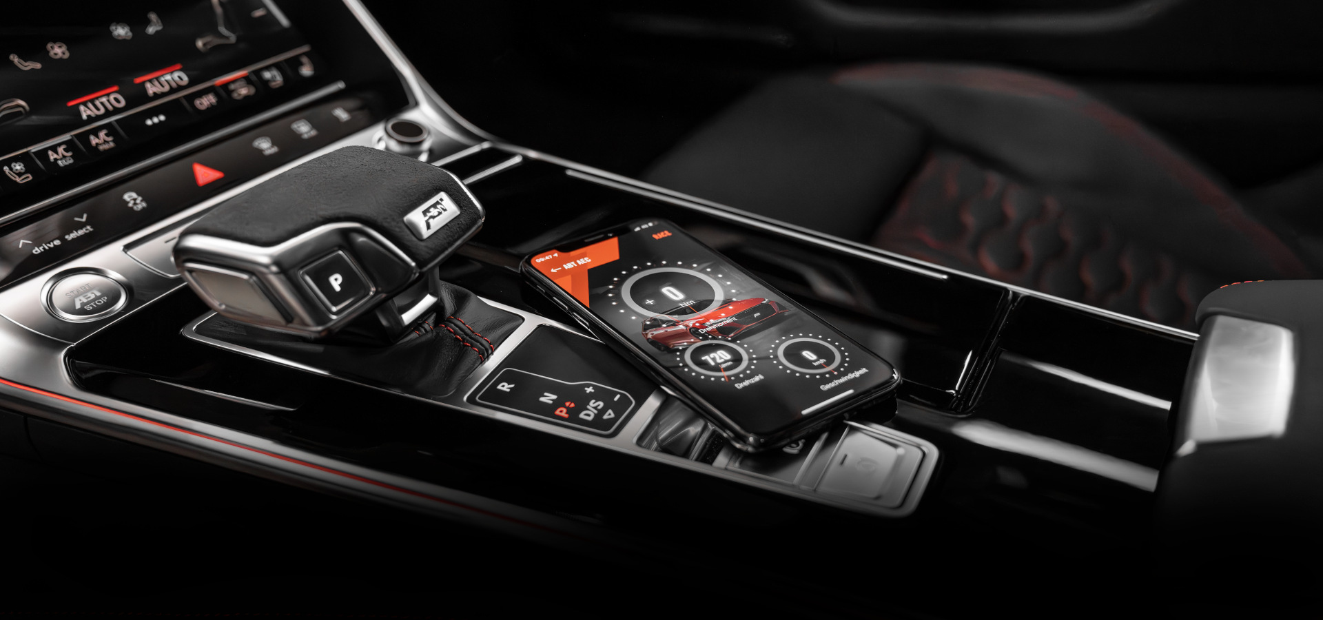 Nahaufnahme Mittelkonsole 