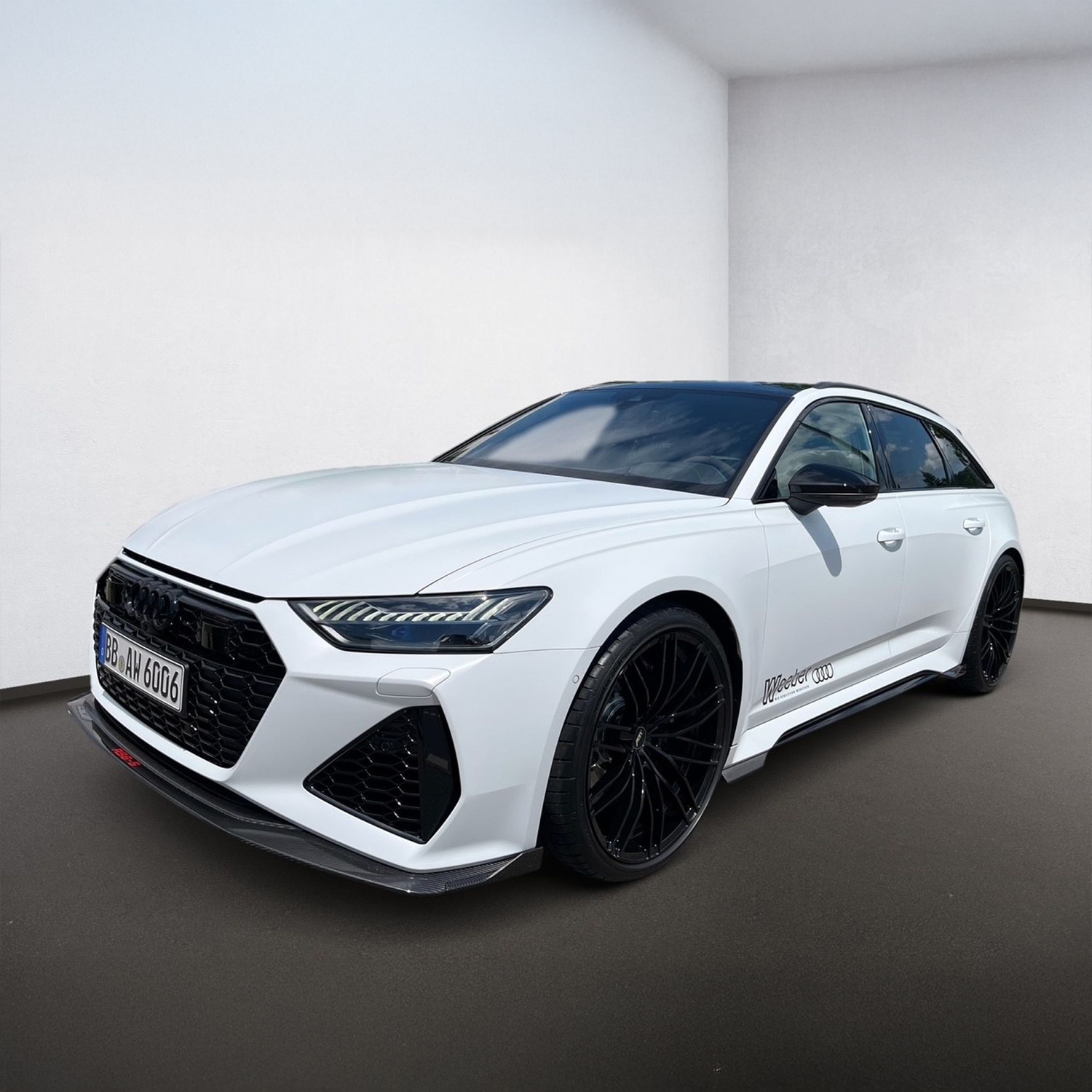 ABT RS6-S - Gletscherweiss Matt